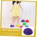 FOMIYES Durian Ball Lacrosse Ball Leg Roller - Lightweight PVC Yoga Massage Tool Purple - 16x16x8cm - Buy Online on GoSupps.com