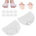Milltrip Bunion Corrector Toe Separators - 5 Holes Hallux Valgus Corrector High Elasticity SEBS Foot Straightener (White) - International Shipping Available - Buy Online on GoSupps.com