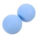 Ultechnovo Fitness 2st yoga relaxation ball ball to massage neck back fitness ball gymnastics balls hand hold yoga-ball tool massage globe the ball roll TPE