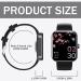 MEFFEE Painless Blood Glucose Monitoring Smart Watch - All-day Heart Rate and Blood Pressure Monitoring - Bluetooth-enabled Fashion Watch for Body Health - Black - Buy Online on GoSupps.com
