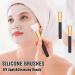 2 PCS Silicone Face Mask Brushes - Beauty Tool Applicator for Facial Mud Masks - Soft Hairless Body Lotion Applicator Brush - Makeup Tools for Women and Girls in Black - Buy Online on GoSupps.com