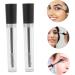 Healvian 4 Sets Empty Mascara Tube for DIY Clear Eyelash Mascara Lash Cosmetics Mascara Clear Plastic Black - Buy Online on GoSupps.com