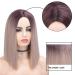 Buy 36cm (14) Blonde & Brown Ombre Wig for Women - Smooth Long Wig with Dark Roots | Perfect for Parties & Costumes - Buy Online on GoSupps.com