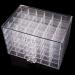 CUTICATE Transparent Plastic Storage Organizer - 120 Slots for Beads, Rings, Jewelry, Art & Crafts - Buy Online on GoSupps.com