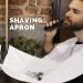 Buy Bard Apron for Men with Suction Cup - Non-Stick Facial Hair Trimming & Shaving Apron - White & Black - Buy Online on GoSupps.com