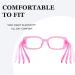 Fancy Screwless Metalless Reading Glasses for Women - 6 Pack with Spring Hinges - Stylish +1.25 Readers in 6 Colors - Buy Online on GoSupps.com