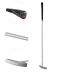 LEAGY Timeless Classic Golf Putter 35" Length - Putt Putt Style Two-Way Head and Premium Rubber Grip for Male & Female Right or Left Handed Golfers Ambidextrous