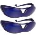 Milisten 2 Pack IPL Glasses | UV Protective Glasses for Hair Removal | Eye Protection Blue - Buy Online on GoSupps.com