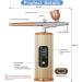 Sgnsvj Airbrush Kit with Compressor 36PSI LCD Screen Dual-Action Mode Cordless Airbrush for Nails Makeup Painting Cake Easy to Use - Buy Online on GoSupps.com