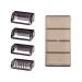 Oneblade Guards, 4Pcs Guide Combs Fits for Philips One Blade & One Blade Pro QP2510/QP2515/QP2520/QP2521/QP2530/QP2620/QP6510/QP6520, Stubble Combs (1/2/3/5mm), with Storage Case for Replacement 1/2/3/5mm Guards