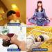 Pack of 2 100% Blackout Sleep Masks for Men & Women - Adjustable 3D Eye Masks for Comfortable Travel & Relaxation - Buy Online on GoSupps.com