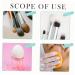 Ipetboom Silicone Cleaning Pad Brush - 1pc Makeup Brush Cleaner Mat | Dual-Sided Scrubber for Effective Cosmetic Brush Cleaning | 14.5x11cm Grey - Buy Online on GoSupps.com