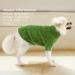 Alagilrs Knitted Dog Sweater Vest - Soft & Warm Crochet Winter Clothing for Small & Medium Dogs | Green - Buy Online on GoSupps.com