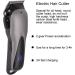 Beard Trimmer for Men Adjustable Hair Clipper Trimmer Cutter Oil Hair Round Head USB Charging Limiting Comb Tail Hook Easy to Grip Convenient to Use - Buy Online on GoSupps.com