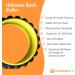 Acumobility Back Roller  Back Stretcher & Back Cracker for Back Pain - Patented Premium Foam Roller 11" Height 7" Width The Ultimate Yoga Wheel  Spine Cracker & Back Massager Wheel for Back Cracking Yellow - Buy Online on GoSupps.com