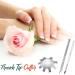 3-Piece Acrylic Nails Tool Kit - French Tip Cutter, Edge Trimmer, Smile Line Cutter, Nail Art Brush - Silver - Buy Online on GoSupps.com
