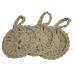 100% Hemp Face Scrubbers Set of 3 | Hand Crocheted in USA | Eco-Friendly Reusable & Compostable - Buy Online on GoSupps.com