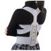 Back Support Back Brace Lumbar Support Posture Corrector Invisible Hunchback Straightener Back Waist Brace Lumbar Spine Back Support Belt(Large) Large G