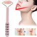 Facial Roller with Germanium Stones - Natural Jade Face Massage for Women | Anti-Aging Wrinkle Relief - Shop Internationally - Buy Online on GoSupps.com