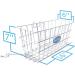 Top Glides Premium Clip-on Walker Basket - Convenient Mobility Accessory - Buy Online on GoSupps.com