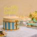 Tenhaisi Gilttery Gold Happy 99th Birthday Cake Topper Cheers to 99 Years Birthday Anniversary Party Decoration Birthday Party Decoration - Buy Online on GoSupps.com