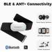 COOSPO H808S Heart Rate Monitor - Waterproof Pulse Belt ANT+/Bluetooth Compatible with Polar Wahoo Garmin Zwift & Strava | Premium HRM Sensor - Buy Online on GoSupps.com