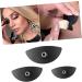 Housoutil 6 Pcs Eyeshadow Eye Makeup Eye Shadow Stamp Crease Tool Sealing Ring Make up 5*2.5cm Black - Buy Online on GoSupps.com