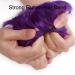 Silk-Co Hair Part with Rubber Band - 35g Wavy Soft Dutt Hair Extensions for Thickening Messy Bun Updos - Purple Lila Curled - Buy Online on GoSupps.com