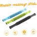 Healeved Muscle Massage Stick - Blue Yoga Wheel Massager 45x5CM | International Shipping Available - Buy Online on GoSupps.com