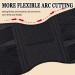 Adjustable Knee Compression Sleeve Support with Stabilizers for Men/Women - XXXL Black - Buy Online on GoSupps.com