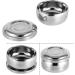 Premium Silver Metal Shaving Soap Bowl with Lid | Men s Wet Shave Cream & Foam Shell | International Shipping Available - Buy Online on GoSupps.com