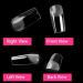 Soft Gel Nail Tips Square - 550 Pcs Clear Full Cover Tips for Salon & DIY Nail Art - Buy Online on GoSupps.com