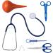 GSSFASHION Puppy Kitten Whelping Kit Whelping Kit with Feeding Nipple Bottle Scissors Cord Clamps Aspirator etc Full kit - Buy Online on GoSupps.com