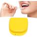 Buy Verdant Touch Mouth Protection Container - Professional Retainer Case & Portable Denture Tank in Yellow | International Shipping Available - Buy Online on GoSupps.com