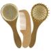 Hohopeti 1 Set Wool Brush Set Hair Care Set Wooden Hair Comb Baby Brushes for Hair Kids Kits Baby Brush Comb Set Toddler Hair Brush Newborn Baby Hair Brush Baby Wooden Comb Baby Shower Gift