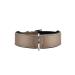 Hunter Basic dog collar coated gap leather synthetic leather simple robust weather -resistant 65 (L) Stein/Schwarz 65 (L) Stone/Black