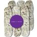 ESPOIR & AMOUR White Sage 4" - 6 Spiritual Sage Sticks for Smudging, Healing and Ritual - Hand-Tied Sage Smudge Sticks to Cleanse Negativity - Sustainably Harvested 4 Inch Californian Sage Bundle 4 Inch 6 PIECES