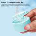 Travel Cosmetic Containers Silicone Travel Silicone Makeup Container Refillable Portable Empty Cream Jar for Travel Blue - Buy Online on GoSupps.com