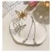 Flymind 6Pcs Moving Butterfly Tassel Hair Clips Elegant Antique Side Clip for Women & Girls (Silver) - Buy Online on GoSupps.com