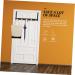PRETYZOOM Rear Hanging for Hook Over Home Multi-Functional The Towel Punch- Punch Door Clothing Rack 50X8cm Black - Buy Online on GoSupps.com
