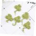 Operitacx 10pcs Socks Badge Sign Crocheted Shamrock Appliques Applique Patches Accessories Shoes and Hats - Buy Online on GoSupps.com