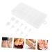 ERINGOGO 100 Pcs Square Toe Nail Forms Clear Full Cover - Buy Online on GoSupps.com