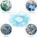 OKEKON Disposable Bouffant Caps - 100Pcs Blue | Non-Woven Dust Cap for Labs, Hospitals & Food Service | Latex-Free, Lightweight & Breathable - Buy Online on GoSupps.com