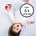 OgoBolli Rattle & Teether Toy for Babies - Purple Multicoloured Silicone Ball for Tactile Sensory Stimulation - Non-Toxic and Stretchy - Ages 6 Months - Buy Online on GoSupps.com