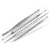 Comedone squeezer blackhead remover set made of stainless steel