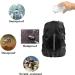 MOPHOEXII 2 Pack Waterproof Backpack Rain Cover | Reflective Strip | Black+Black M | Ideal for Bicycling/Hiking | 25L-40L Capacity - Buy Online on GoSupps.com