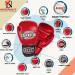 Premium Adult Boxing Gloves 2 Pair Set for Home Gym Training and Competition - Red & Black 6 oz - Ideal for MMA, Kickboxing, UFC Professionals - Buy Online on GoSupps.com