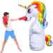 Melanie's Power Inflatable Unicorn Punching Bop Bag - Kids & Adults Sandbags Boxing Target with Toss Rings - Buy Online on GoSupps.com