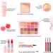Joyeee Teen Girl Makeup Kit Include 20 Colors Glimmer Matte Eyeshadow Palette Foundation Face Sculpting Contour Palette Lipstick Blush Eyeliner Pencil Mascara Eyebrow Pen for Eye Makeup # Niceface 3 - Buy Online on GoSupps.com