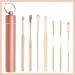 7 Pcs Spring Earwax Cleaner Tool Set 360 Spiral Massage Ear Pick Ear Cleansing Care Scraper Tools Flexible Design Earwax Remover Tools Kit